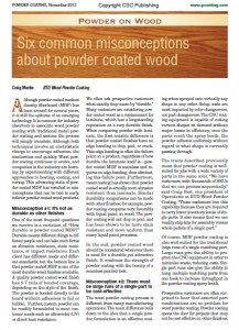 Read more about the article Six Common Misconceptions About Powder Coated Wood
